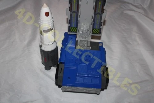 Vintage Hasbro Transformers G1 Micromasters Countdown Rocket & Rocket Base