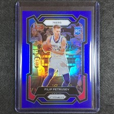 2023-24 Prizm Filip Petrusev Rookie Base Blue 172/199 #282