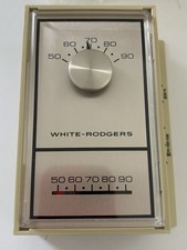 Emerson White Rodgers Thermostat 1e30-910 Champagne Astrostat Vintage Emerson White Rodgers Thermostat 1e30-910 Champagne Astrostat Vintage