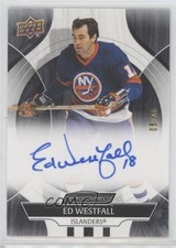 2024-25 Upper Deck Engrained Icons Auto Ebony 6/15 Ed Westfall #CA-EW Auto av1