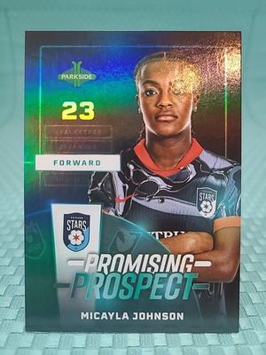 #ad #ad 2025 NWSL Parkside Volume 1 Promising Prospect Micayla Johnson PP 4 $2.37