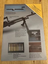 Rare Vintage FN Herstal Automatic Machine Gun Armour Piercing Military Brochure