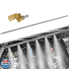 Gekufa 39'' Car Radiator Cleaning Wand, 25° Fan Nozzle Radiator Genie Water A