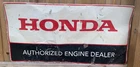 VINTAGE Barn Find Honda Authorized Engine DEALER X-LARGE METAL SIGN 48"x24" READ