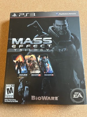 EA Mass Effect Trilogy (Sony PlayStation 3, 2012) RPG Sci-Fi 3-Disc Set M