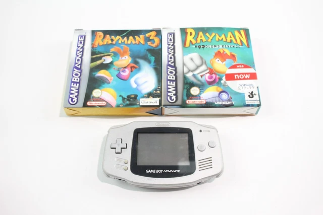 Nintendo Gameboy Advance W/ Boxed Rayman/ Rayman 3