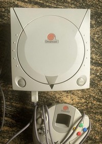 Dreamcast HKT-3000 Console System Tested Working  W/  Controller