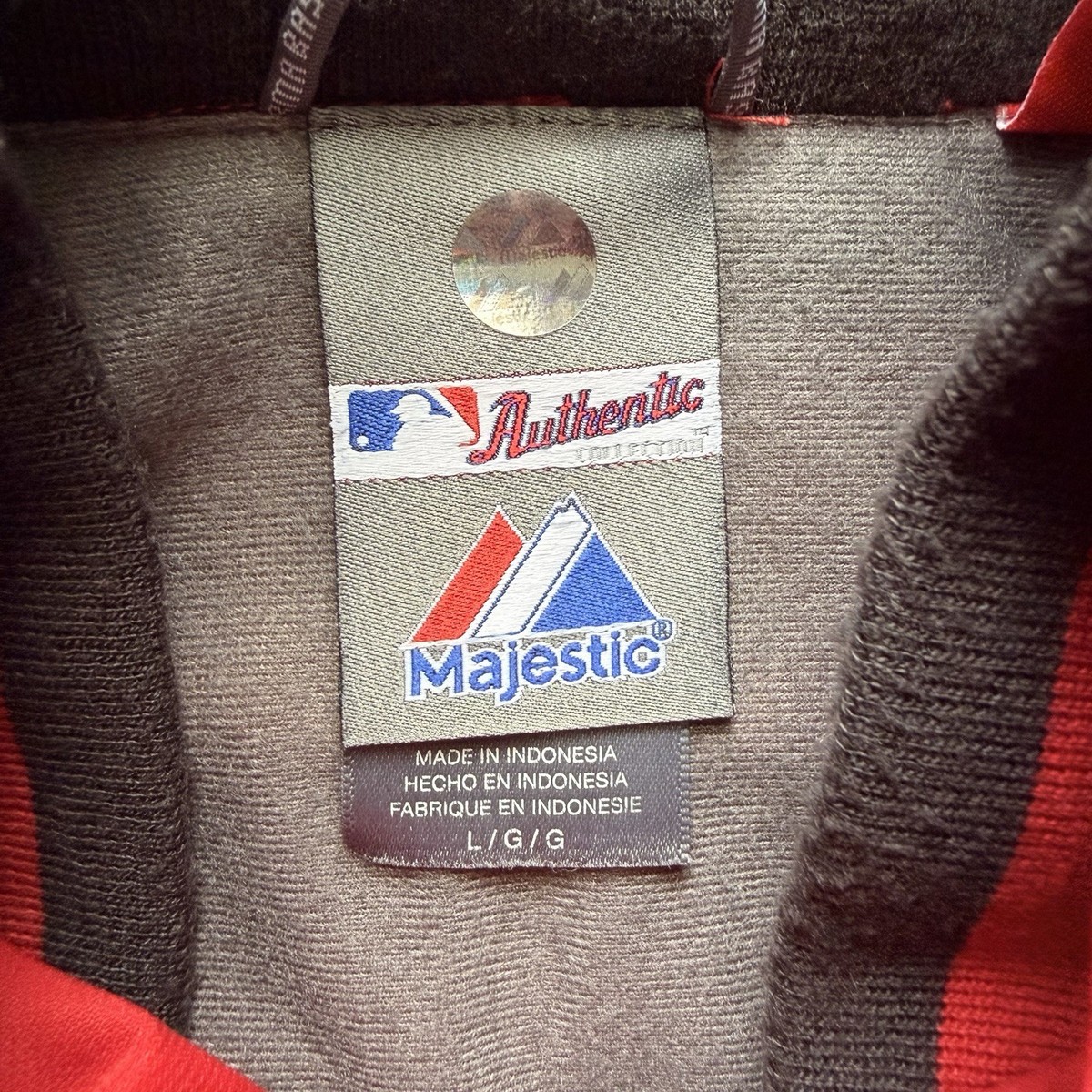 Arizona Diamondbacks Majestic Jacket Men's Large Therma Base Red