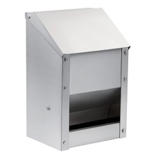 Stainless Steel Wall Mounted Chicken Feeder Hanging Automatic Poultry Feeder ...