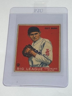 1933 GOUDEY #67 GUY BUSH UNGRADED GOOD+ CHICAGO CUBS PITCHER