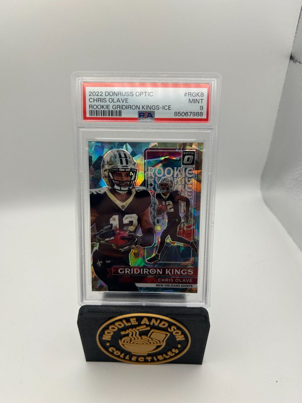 2022 Donruss Optic Chris Olave Gridiron Kings - ice 4/15