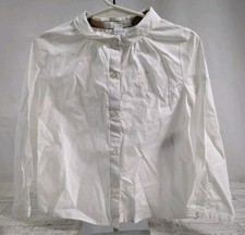 Burberry Children Classic White Nova Check Collared Button Up Shirt Toddler 2T