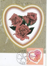 Carte 1er jour Coeur Torrente Saint Valentin 2003 1