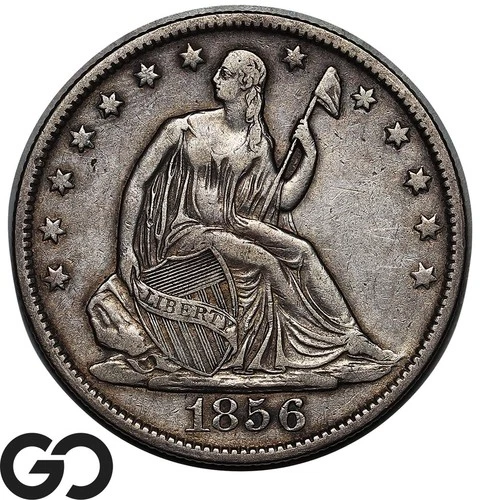 1856-O Seated Liberty Half Dollar, Nice Choice XF++