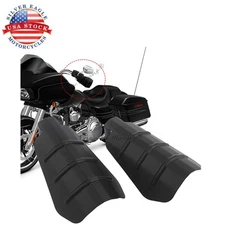 Pair Hand Guards Guard Matte Black For Harley Touring Electra Street Road Glide