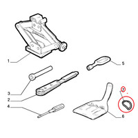 Ring Gummi Tools Fiat Coupe' - Tempra - Lancia Dedra Original 7695452