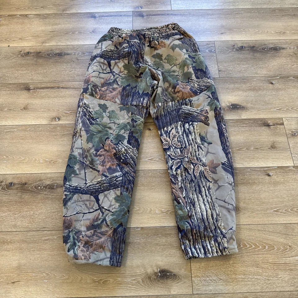 Cabela’s Dry Plus Pants Mens L Realtree Camo Micro Fleece Hunting Vintage - Image 2 of 4