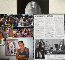 WARRANT Jani Lane 1992 CLIPPING JAPAN MAGAZINE IR 8A 4PAGE