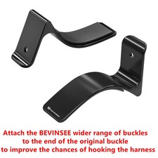 Bevinsee Aluminium Seatbelt Extender Handover Fix Attachment For Bmw E92 335i 32