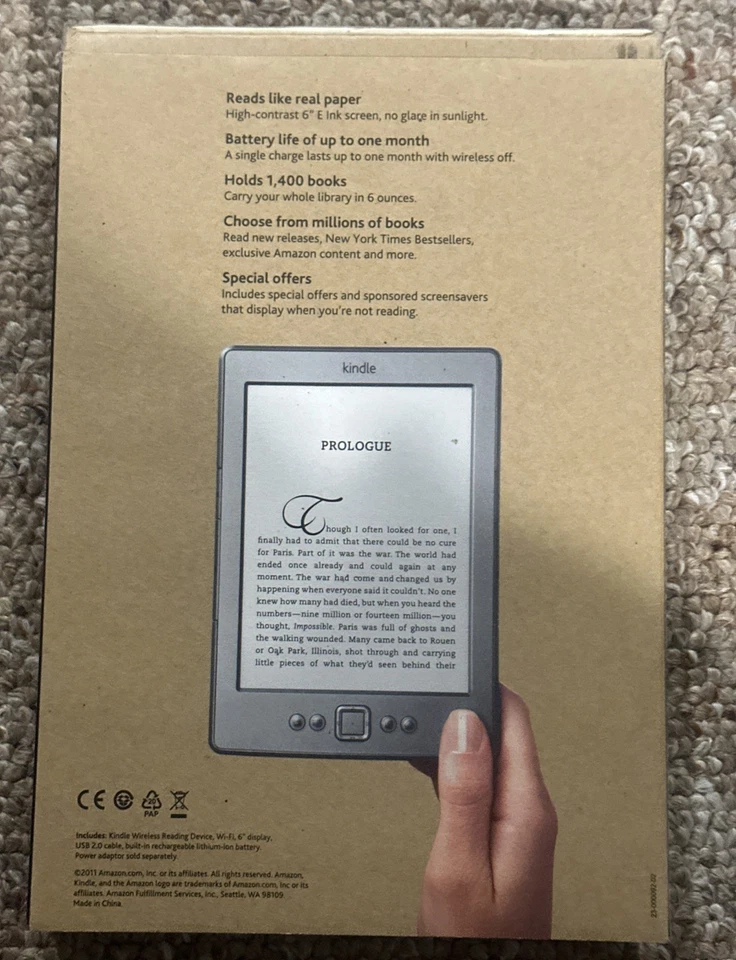 6'' Portable E-Paper with 800x600 Resolution + Audio Player, E-Reader E-Book ( 6 - Image 2 of 2