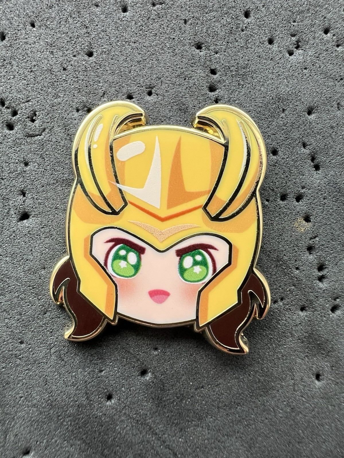 Disney FANTASY Pin - Marvel Loki Chibi Head - By Pins.n.things