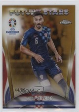 2024 Chrome UEFA Euro Future Stars Gold Refractor 44/50 Josip Sutalo Šutalo 1yj