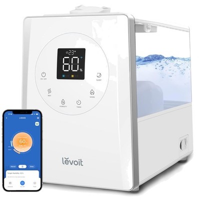 LV600S Smart Room Humidifier - Warm & Cool Mist, Quiet Sleep