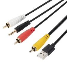 Digital To Analog Audio Converter Adapter Adapter for Headphone Speaker RCA Out