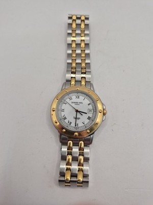 Raymond Weil Tango Watch White Dial Two Tone Date 