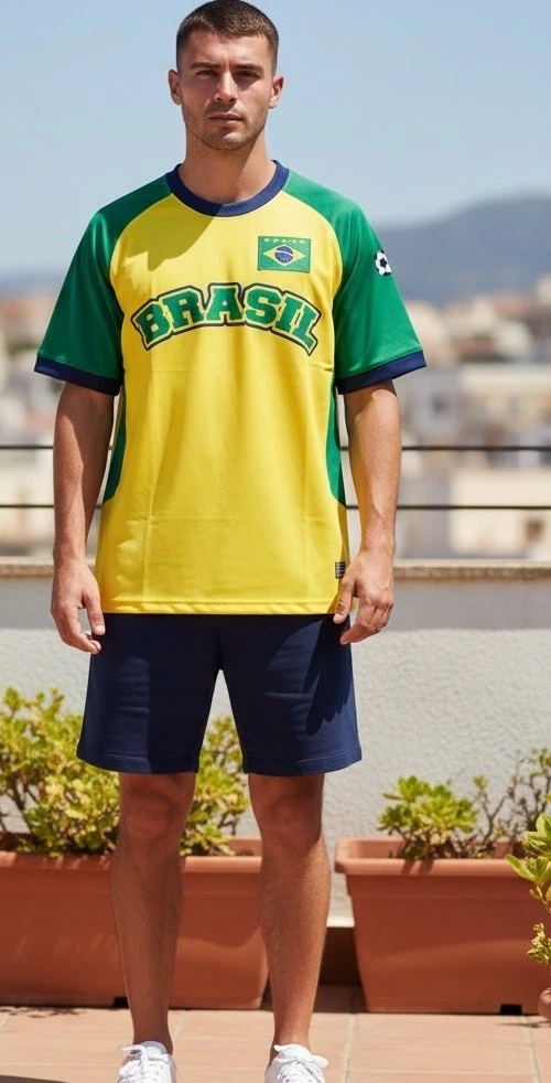 Preços baixos em Cristiano Ronaldo Brasil National Team Roupas e