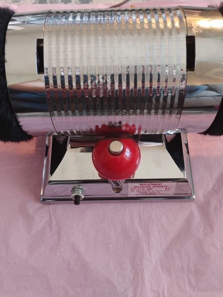 Antiguo pulidor de botas de zapatos DREMEL vintage cromo amortiguador eléctrico FUNCIONA Foto 2 de 4