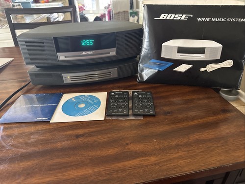 Bose Wave Music System Bundle with Bose Wave Multi-CD Changer Black AWRCC1