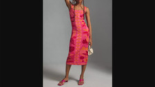 NWT Farm Rio Square-Neck Sweater Dress Size S