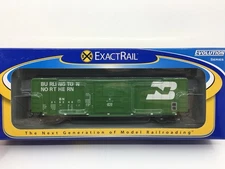 HO Exactrail Burlington Northern 50’ Evans 5277 Single Door Boxcar BN #219349
