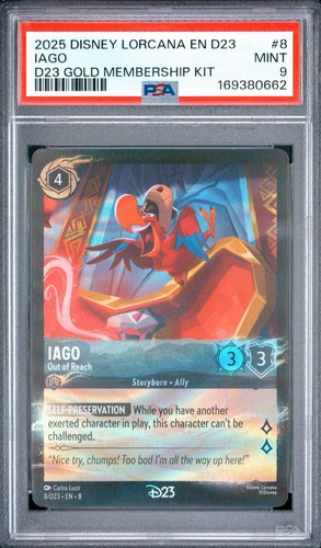 Iago - Out of Reach graded PSA 9 for sale on eBay