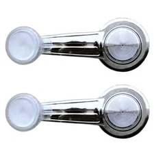 Window Crank Handle Kit with Clear Knob for 67-72 Chevy GMC CK Pickup Truck