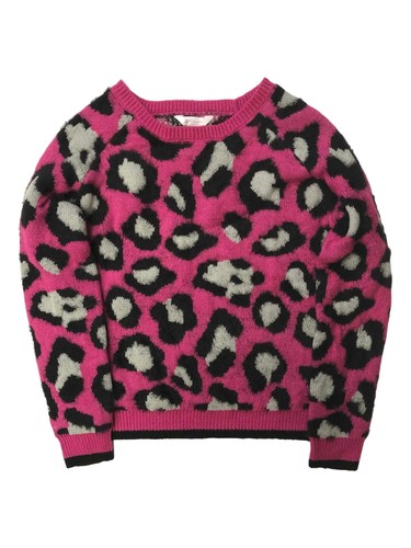 Womens (Juniors) Pink \u0026 Black Leopard 