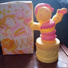 Full Vintage 1974 Avon Jack Box Clown Baby Diaper Cream 4 oz Refillable USA