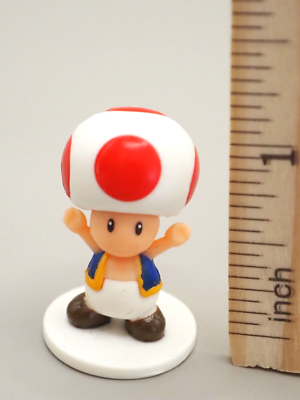Toad Super Mario Bros Mascot Mini Figure Nintendo Japan E659 | eBay