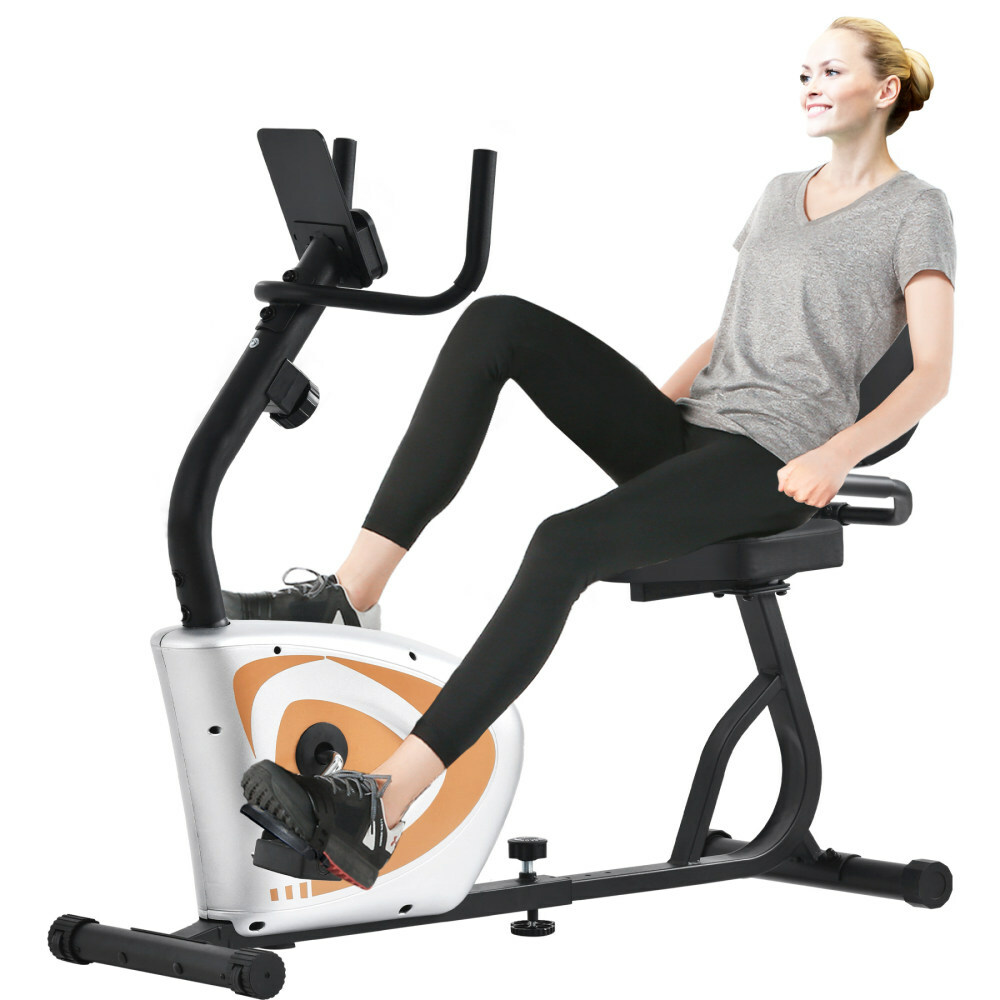 Indoor Exercise Bike for Adults Seniors Recumbent Exercise Bike 8 Level