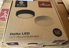 Ansell Emergency Light Delta 14W Led CCT Round Bulkhead ADLED2/WV/CCT/M3 BNIB