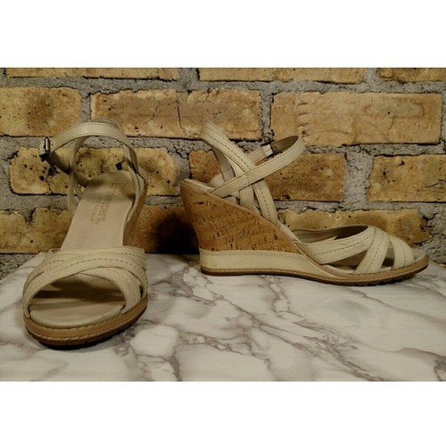 Da Donna Timberland Earthkeepers anti fatica Zeppa Sandali panna 10 | eBay