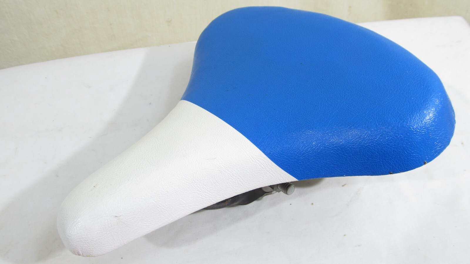 Persons seat saddle Vintage Blue White 40s 50s Monark Hawthorne Klunker Mesinger