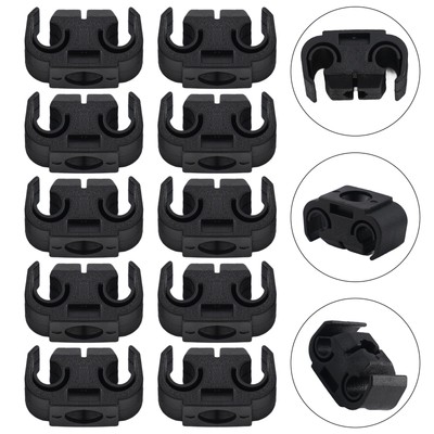 Flexible Placement Options with 10pcs Clips for 5mm (3/16 ) Brake Pipe