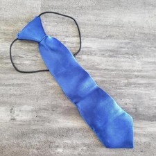 Dark Blue Satin Little Boy Tie
