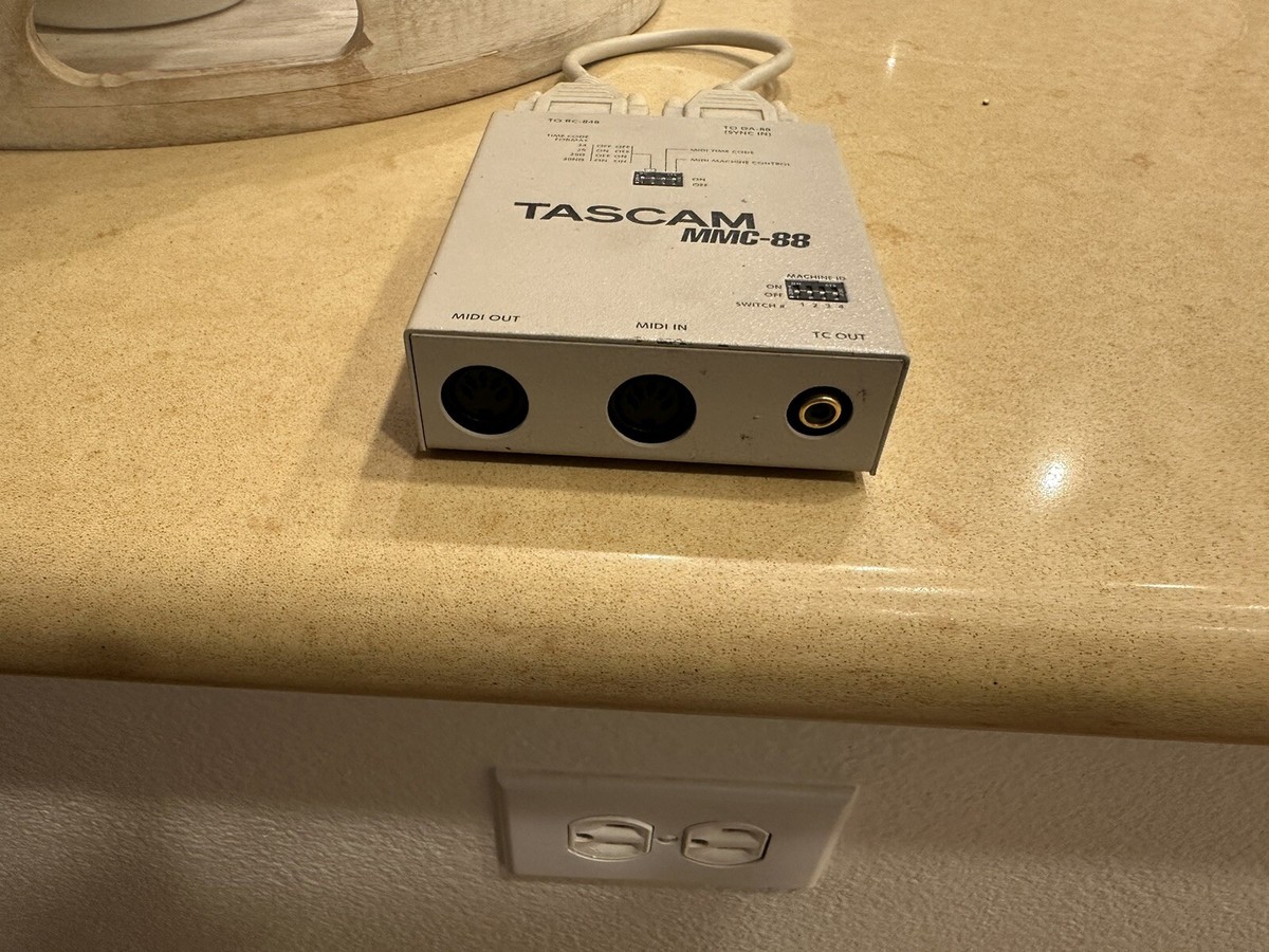 Tascam MMC-88 w/ cable MIDI Control converter for DA-88 | eBay