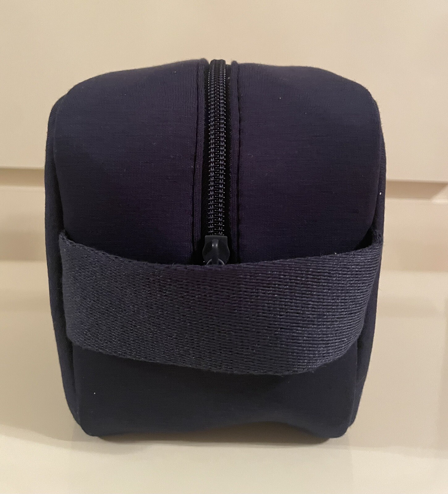 Dior Beauty Navy Blue Soft Fabric Toiletry Bag Cosmetic Case+Sauvage