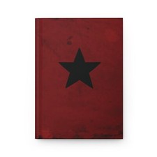 Hardcover Journal, Winter Soldier Style Notebook, Lined Paper, Matte Finish, 5x8