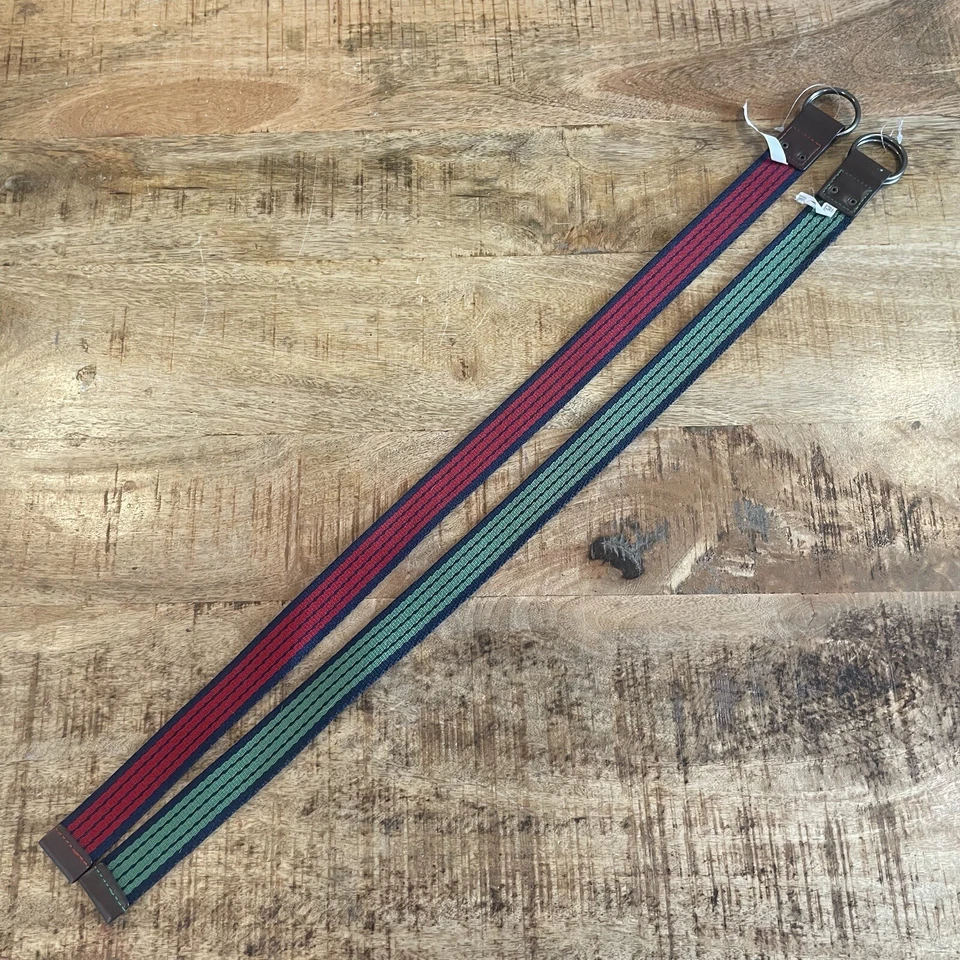 The Childrens Place для мальчиков размер 4-7 ремни (2) красный зеленый тканая ткань новый без ЯРЛЫКОВ 28» - Изображение 3 из 4