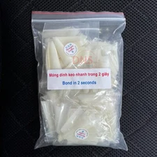 USN Straight Coffin Nail Tip Refill Bag (500 Tips/bag) *Pick any size*